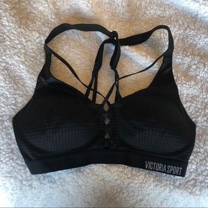 Victoria Sport Black 32C Strappy Sports Bra!